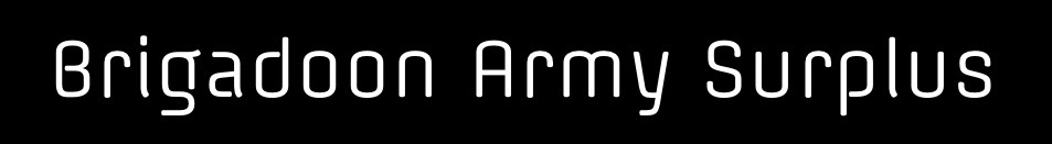 Business logo for Brigadoon Army Surplus